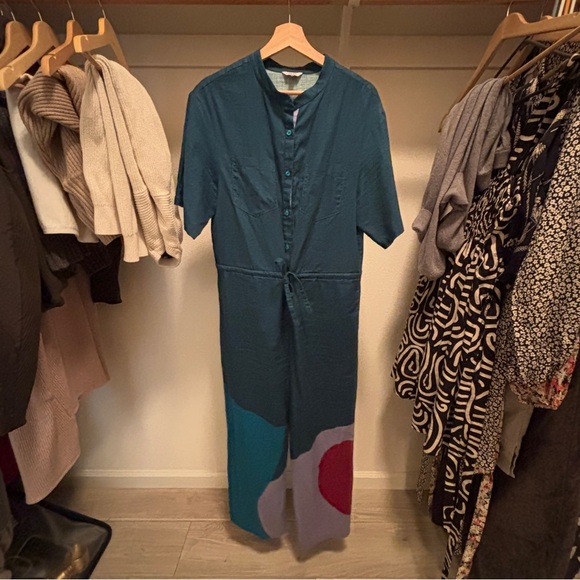 The Kit Issa Jumpsuit | Ocean Cut Paper - Picture 6 of 6